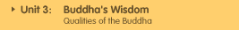 Unit 3: Buddha's Wisdom